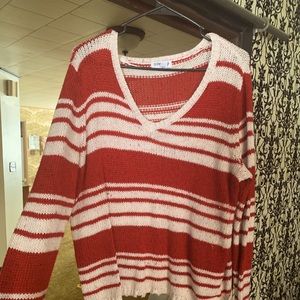 Candy cane sweater.